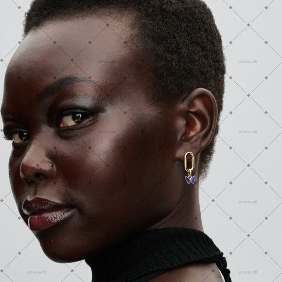 Pandora Blue Butterfly Mini Dangle Charm - Picture 3 of 5